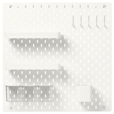 Link to the Ikea Pegboard set I use in my desk set-up