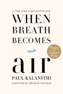 Book cover for the book When Breath Becomes Air by Paul Kalnithi, used for a book review.